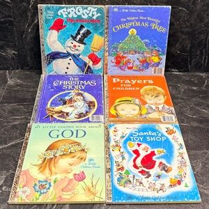 WESTERN PUBLISHING COMPANY A Little Golden Book Lot (6 Books)